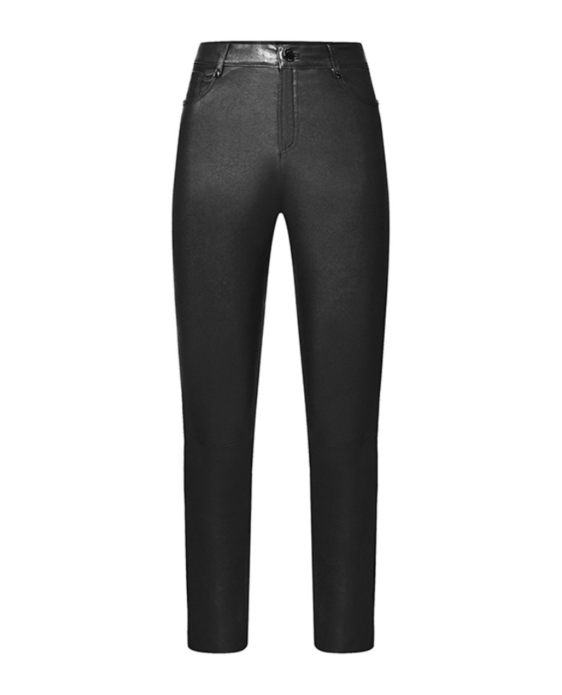 Oakwood Anoushka Black Leather Trousers