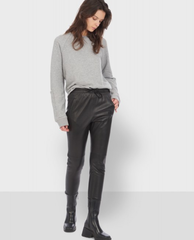 Oakwood Gift Black Leather Trousers