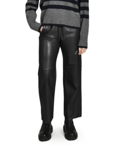 Oakwood Uranus Black Leather Trousers