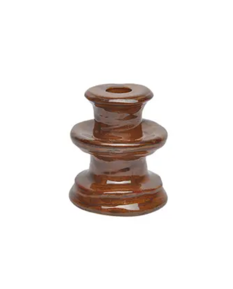 Opjet Paris Small Earthenware Pottery Candle Holder