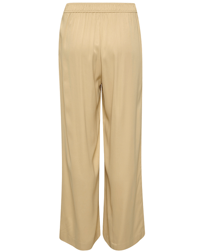 part two womens beo peyote beige neutral ladies causal wide leg jersey trousers