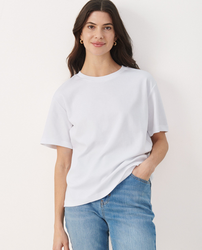 Part Two Anne White Cotton T-Shirt