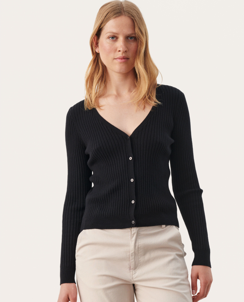 Part Two Camusa Black Cardigan