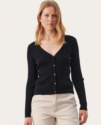 Part Two Camusa Black Cardigan