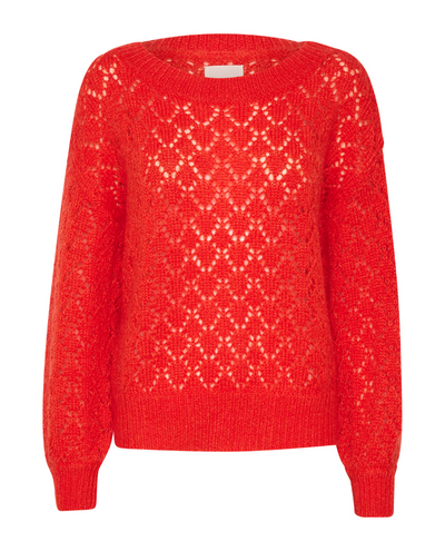 Part Two Carline Spice Orange Knit