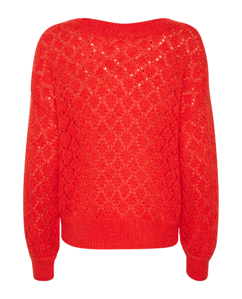 Part Two Carline Spice Orange Knit