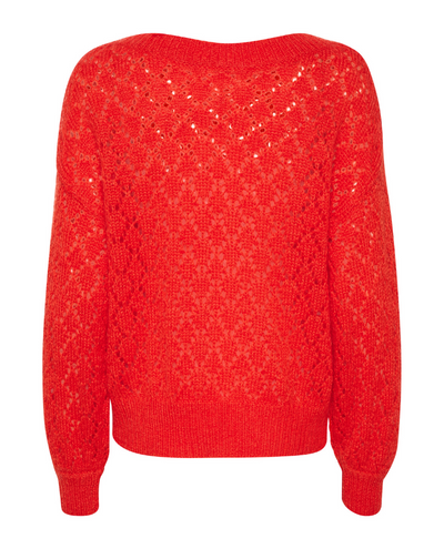 Part Two Carline Spice Orange Knit