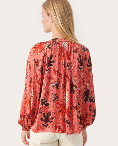 Part Two Cesilla Calypso Coral Blouse