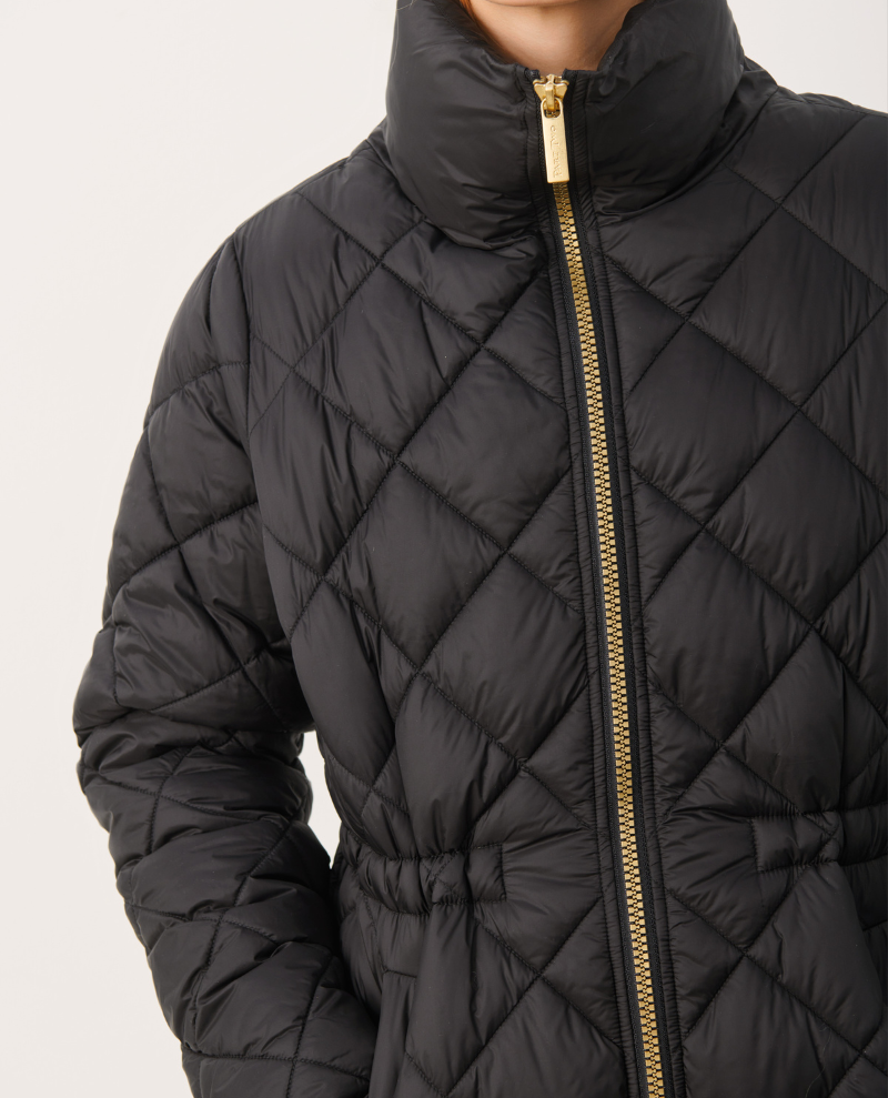 Part Two Chea Black Quilted Jacket
