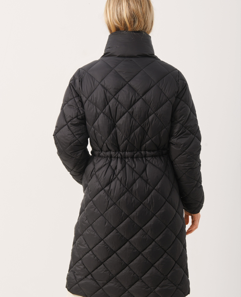 Part Two Chea Black Quilted Jacket