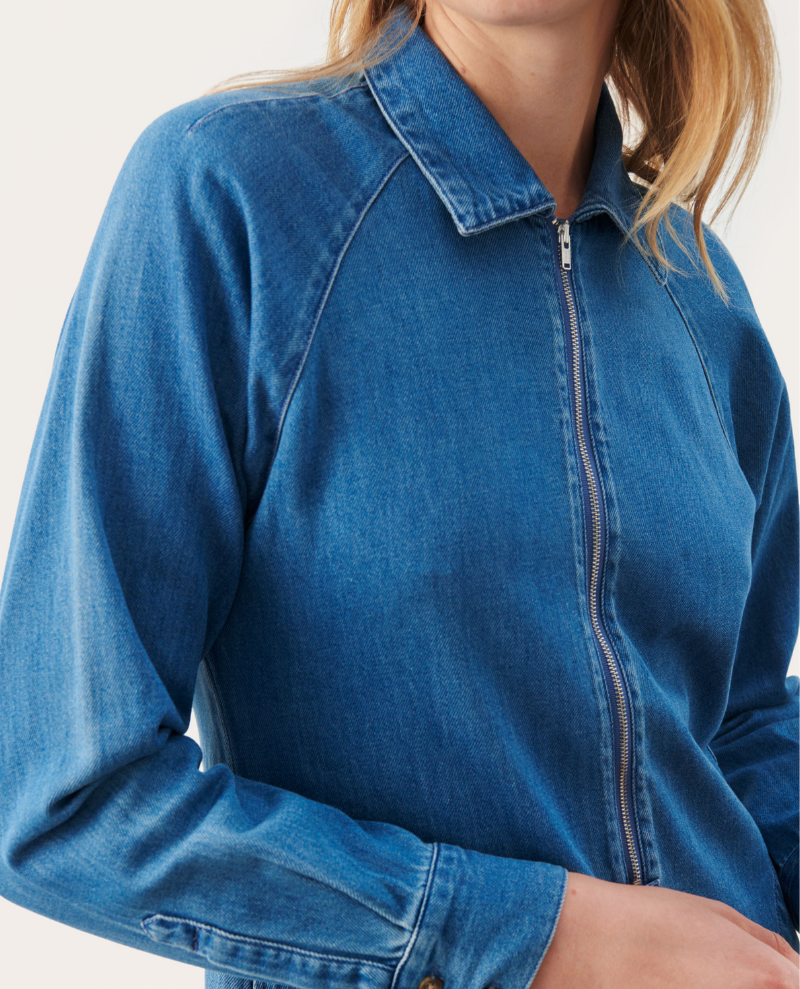 Part Two Cissel Short Blue Denim Dress