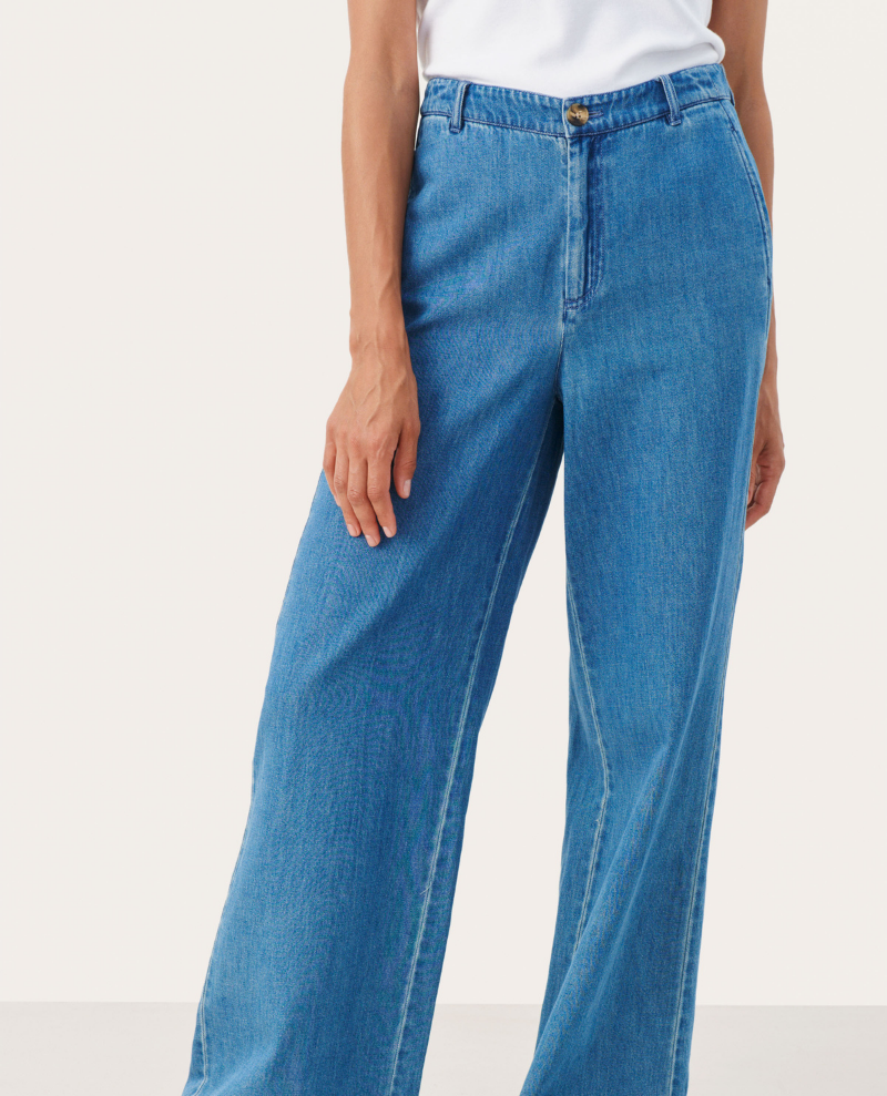 Part Two Coralie Denim Blue Trousers