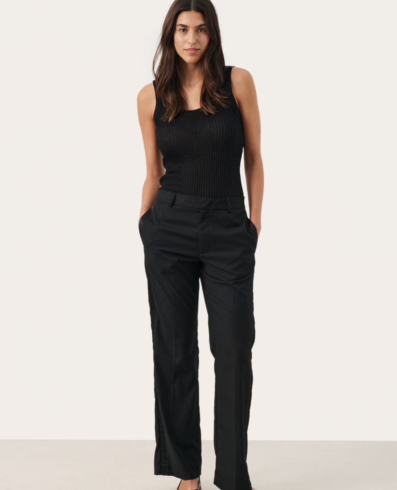 Part Two Dalia Black Suit Trousers