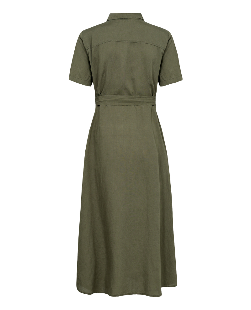 Part Two Eflin Kalamata Green Shirt Dress