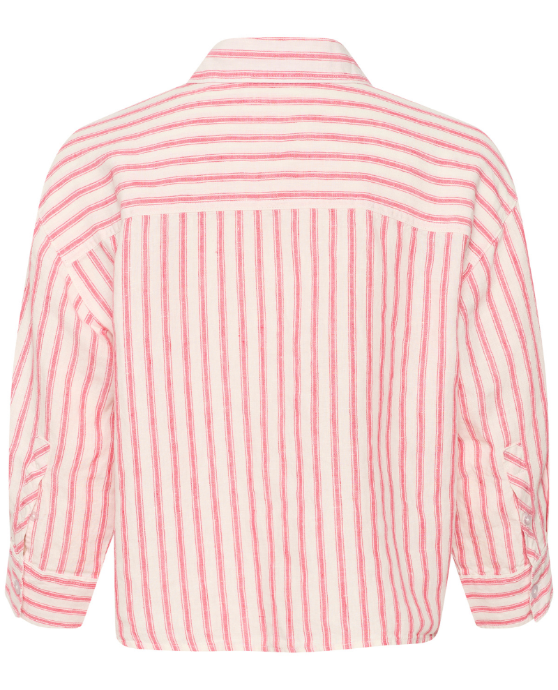Part Two Enava Claret Red Stripe Shirt
