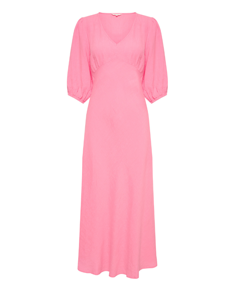Part Two Evarine Pink Linen Dress