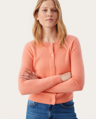 Part Two Crista Crabapple Cashmere Cardigan