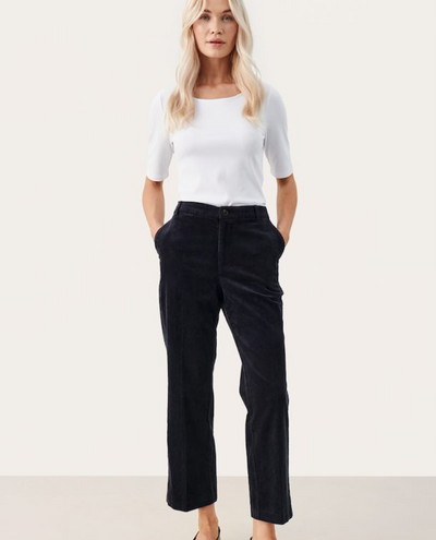 Part Two Misha Navy Trousers