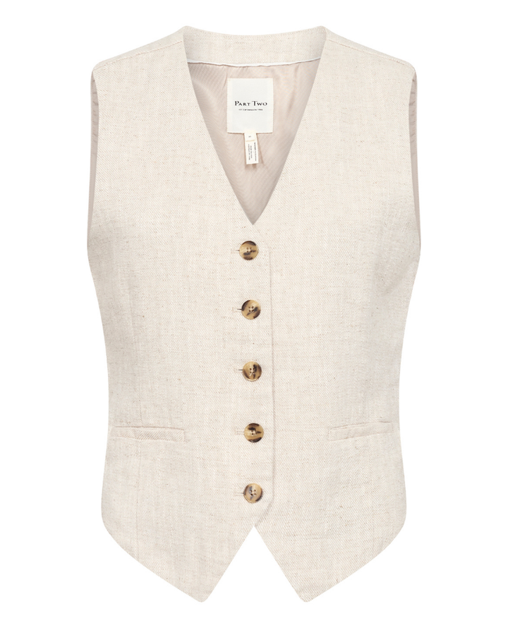 Part Two Nadhia French Oak Waistcoat