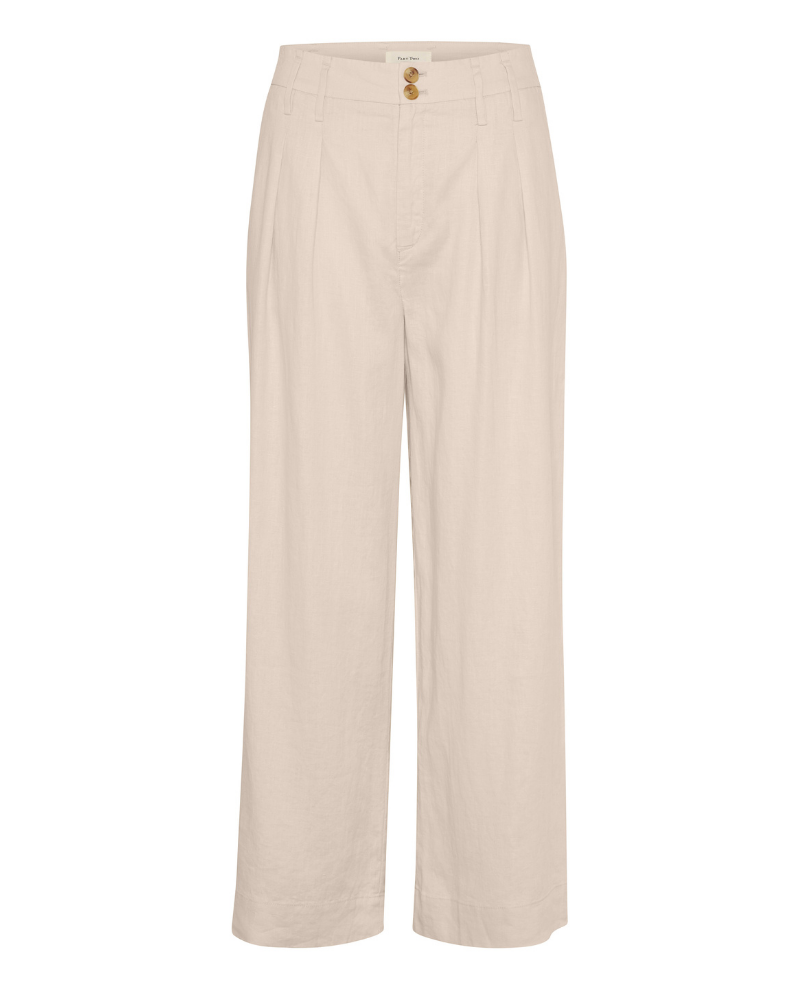 Part Two Nanati Linen French Oak Trousers