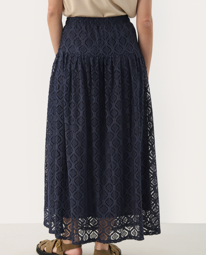 Part Two Nanlinn Navy Maxi Skirt