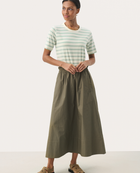Part Two Nansofie Kalamata Green Midi Skirt