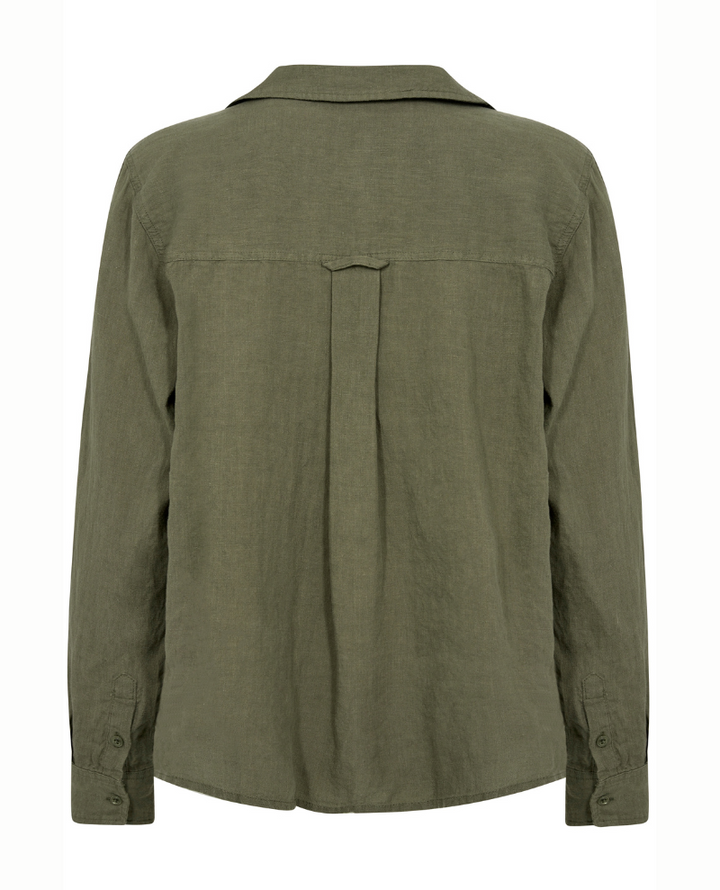 Part Two Natalee Kalamata Green Shirt