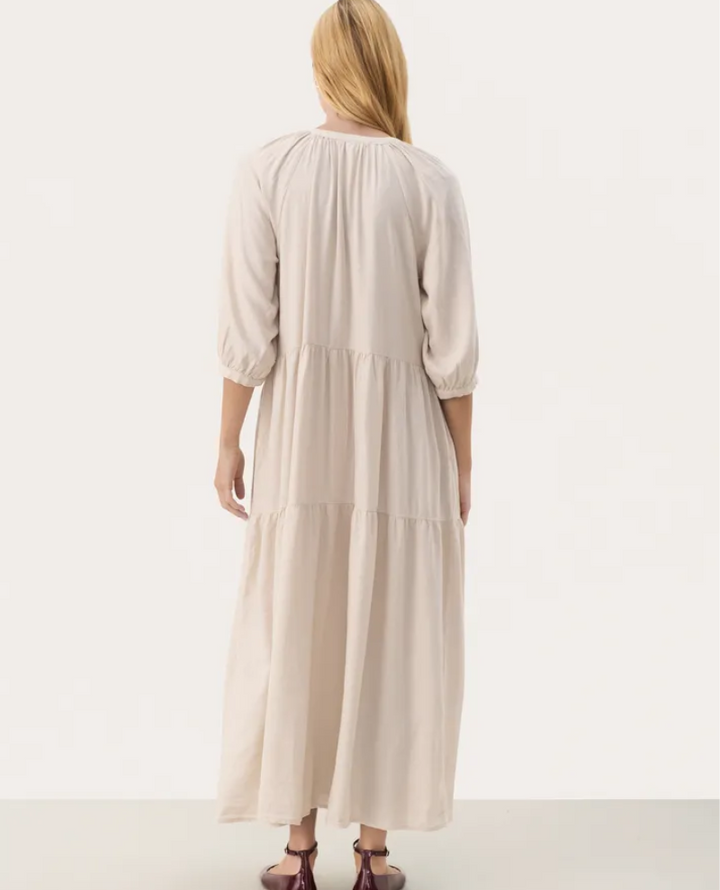 Part Two Nataliya French Oak Maxi Shirt Dress