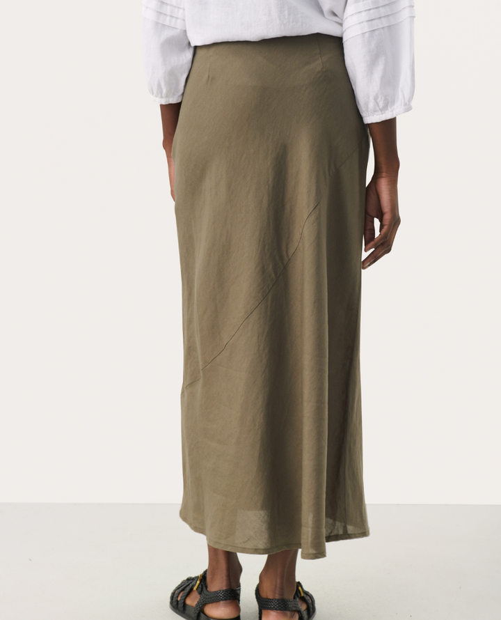 Part Two Nitta Kalamata Green Maxi Skirt