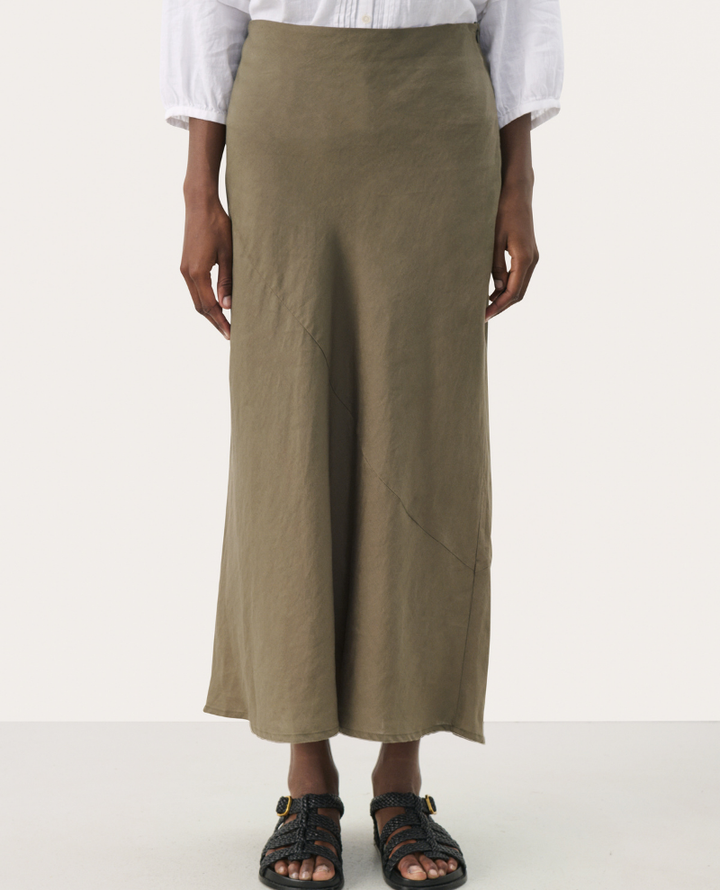 Part Two Nitta Kalamata Green Maxi Skirt