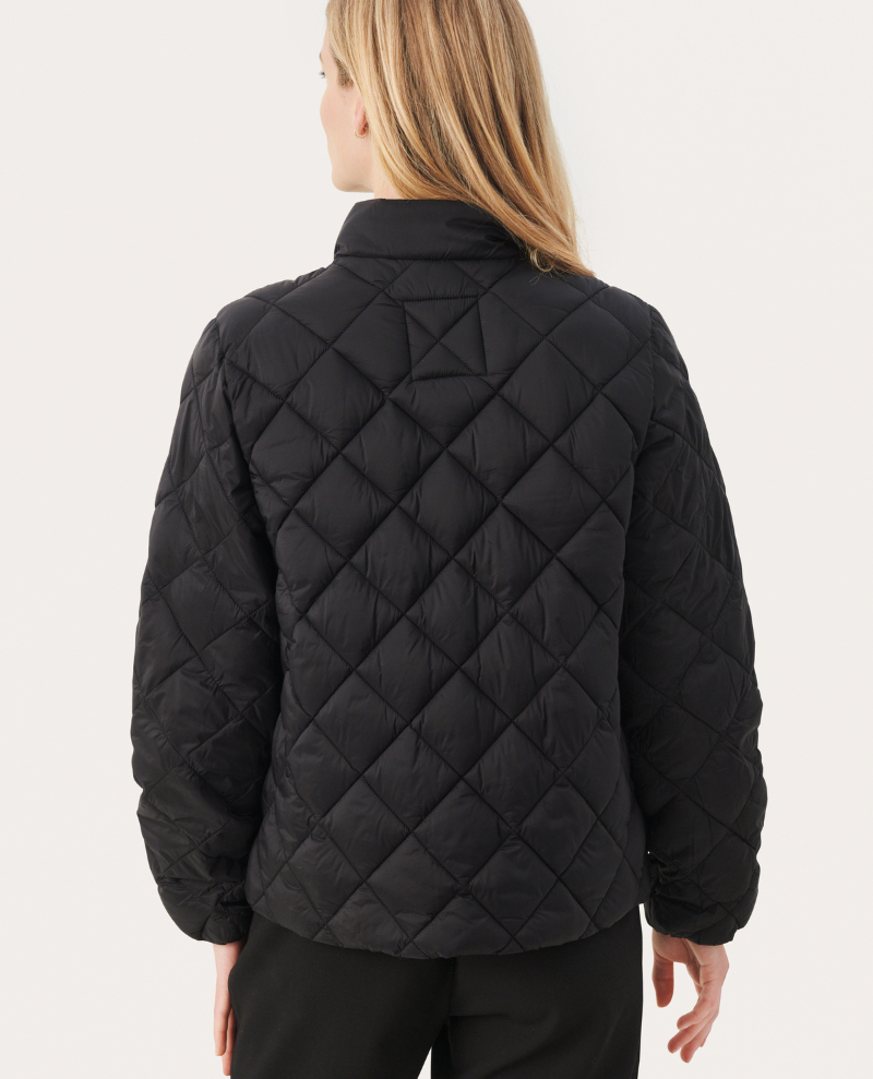 Part Two Olia Navy Quilted Jacket