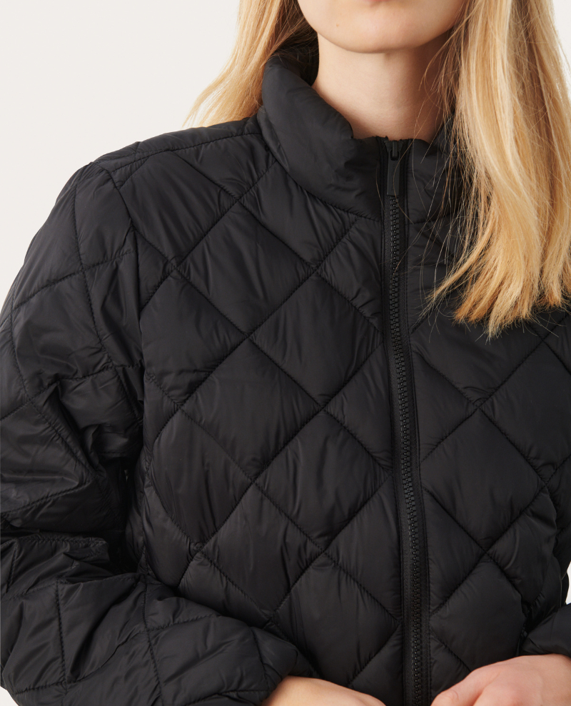 Part Two Olia Navy Quilted Jacket