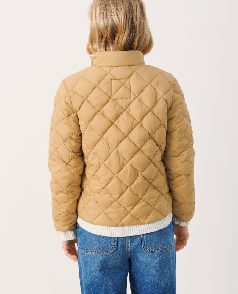 Part Two Olia Coffee Quilted Jacket