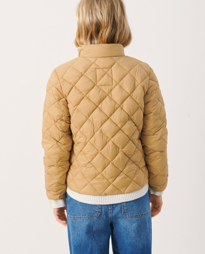 Part Two Olia Coffee Quilted Jacket