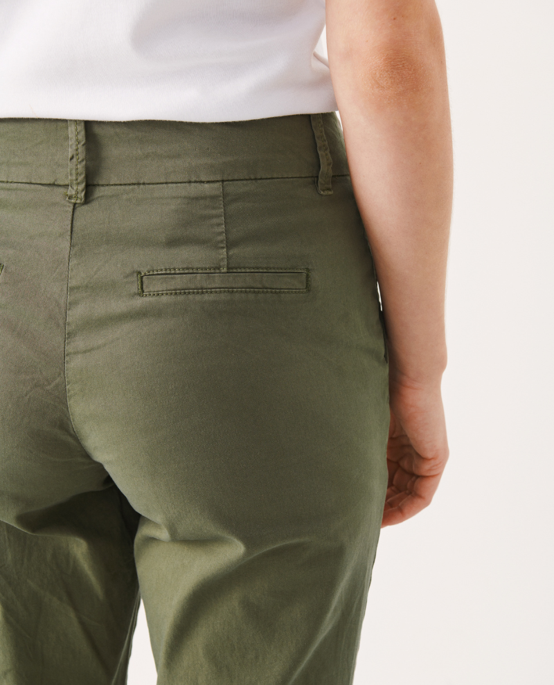 Part Two Soffys Olive Green Chino Trousers