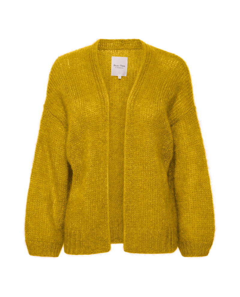 Part Two Rastina Antique Moss Cardigan