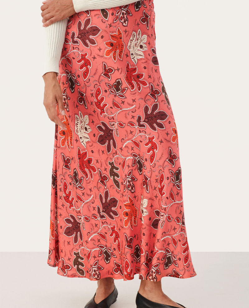 Part Two Rin Calypso Coral Skirt