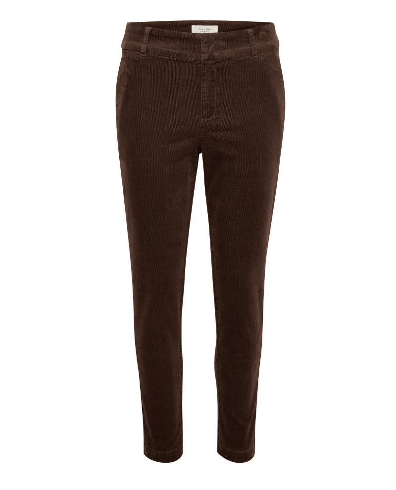 Part Two Soffys Fudge Brown Cord Trousers