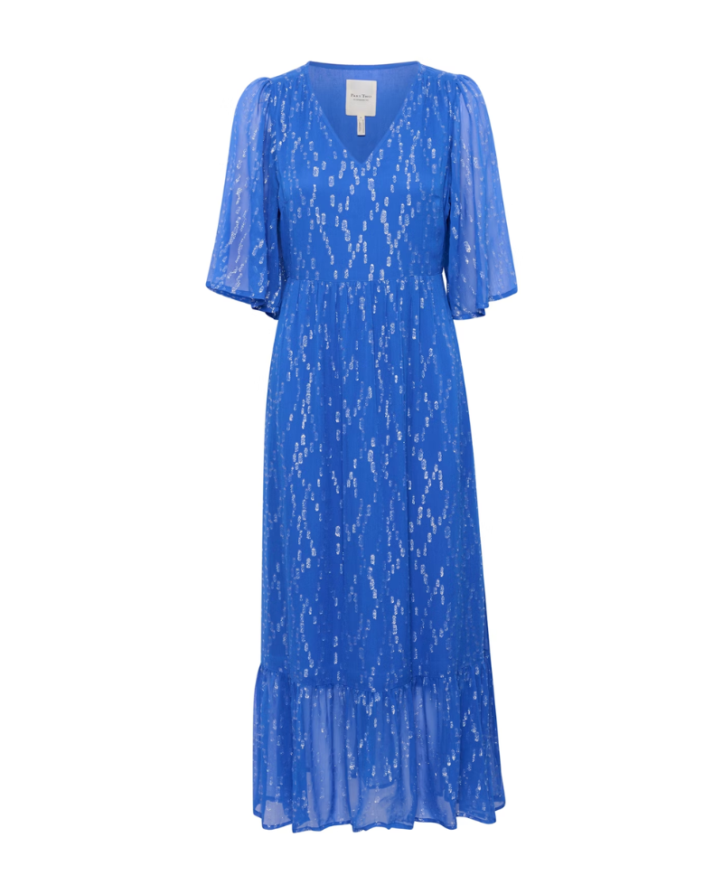 Part Two Terja Blue Chiffon Maxi Dress