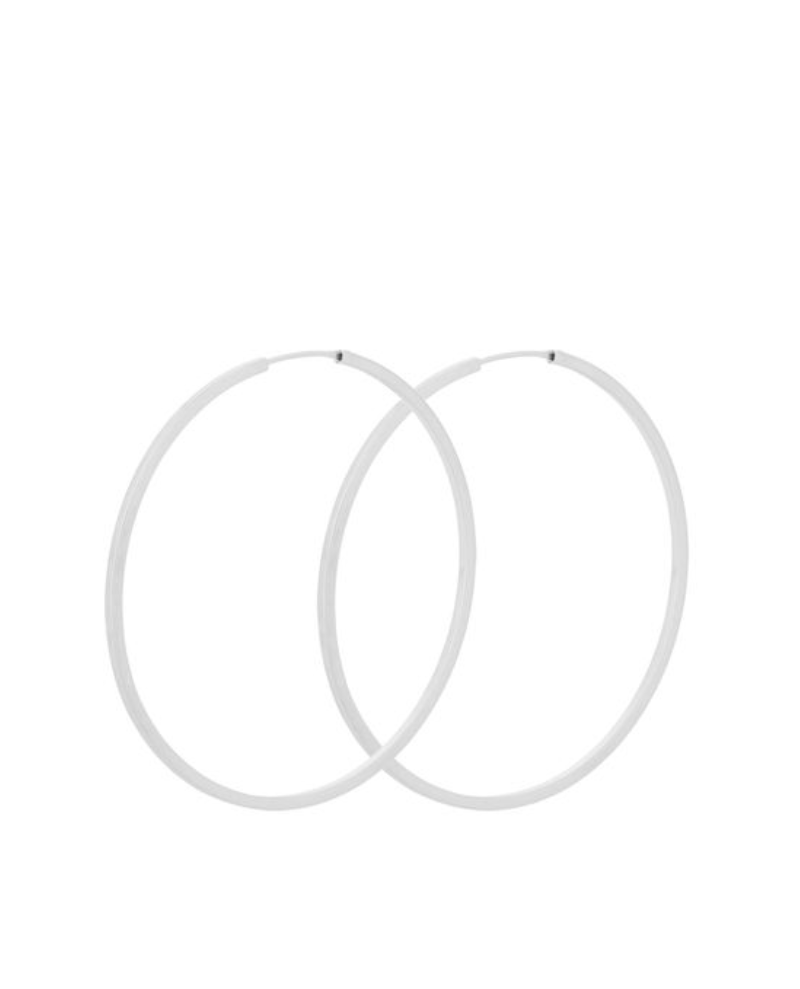Pernille Corydon Orbit Silver Hoop Earrings