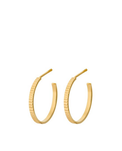 Pernille Corydon Sea Reflection Gold Mini Hoop Earrings