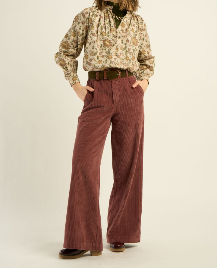 Petite Mendigote Pedro Rose Pink Cord Trousers