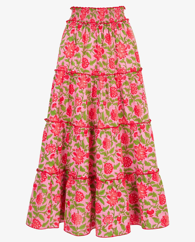 Pink City Prints Rah Rah Candy Jaal Skirt