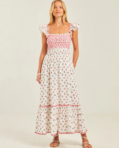 Pink City Prints Jessica Vintage Blossom Dress