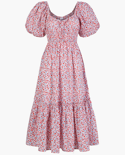 Pink City Prints Sweetheart Scarlet Forest Rah Rah Dress