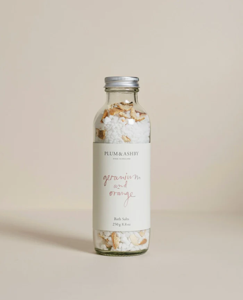 Plum and Ashby Geranium & Orange Bath Salts