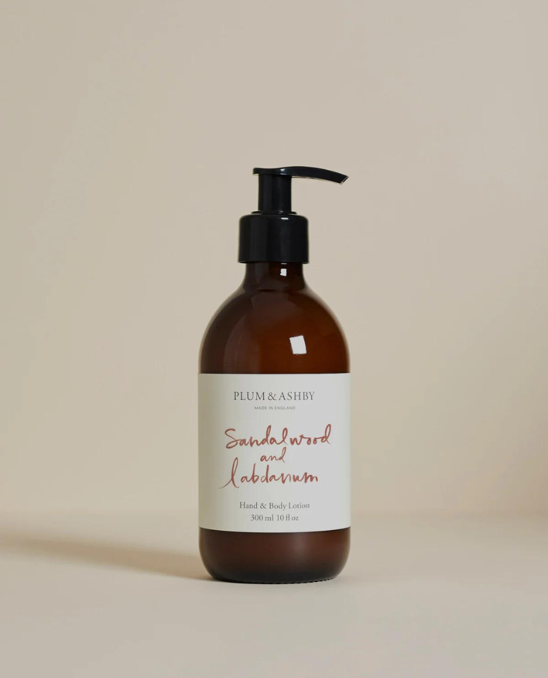 Plum and Ashby Sandalwood & Labdanum Hand and Body Lotion
