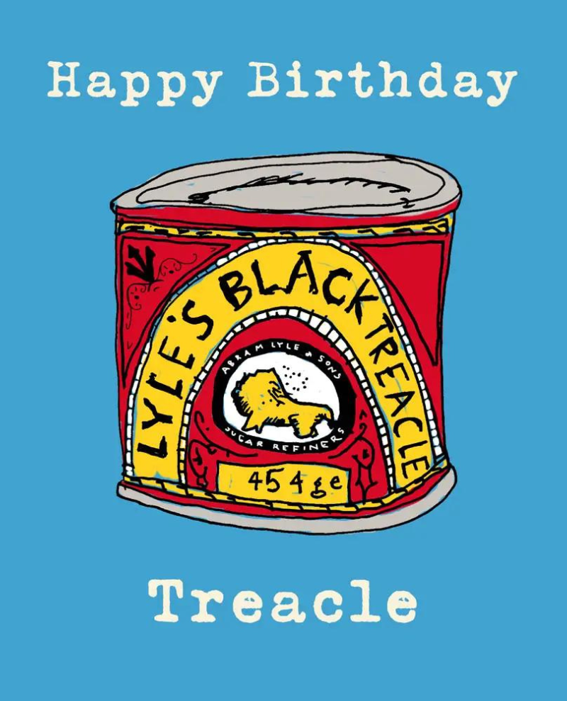 Poet and Painter Happy Birthday Treacle Card