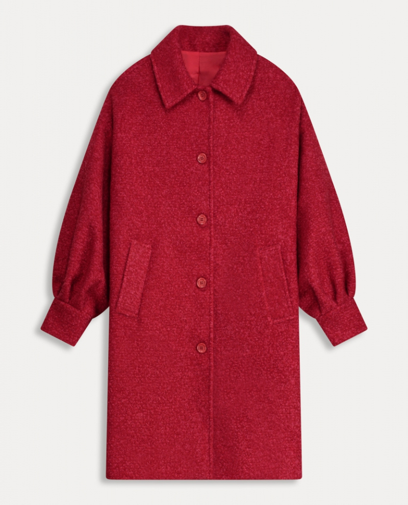 Pom Amsterdam Scarlet Red Coat