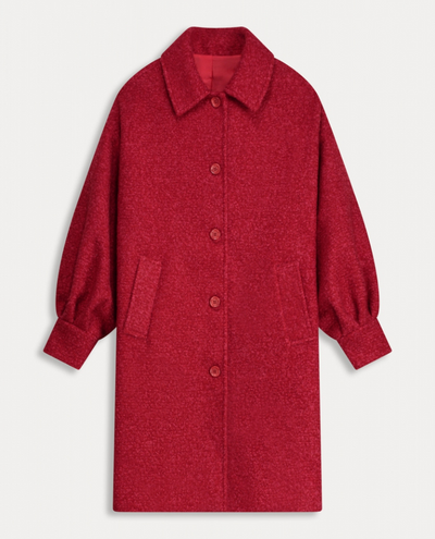 Pom Amsterdam Scarlet Red Coat
